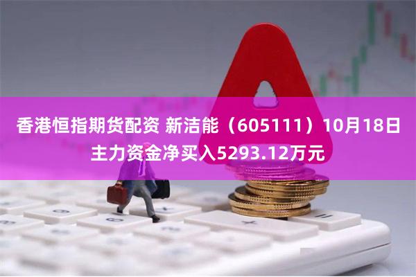 香港恒指期货配资 新洁能（605111）10月18日主力资金净买入5293.12万元